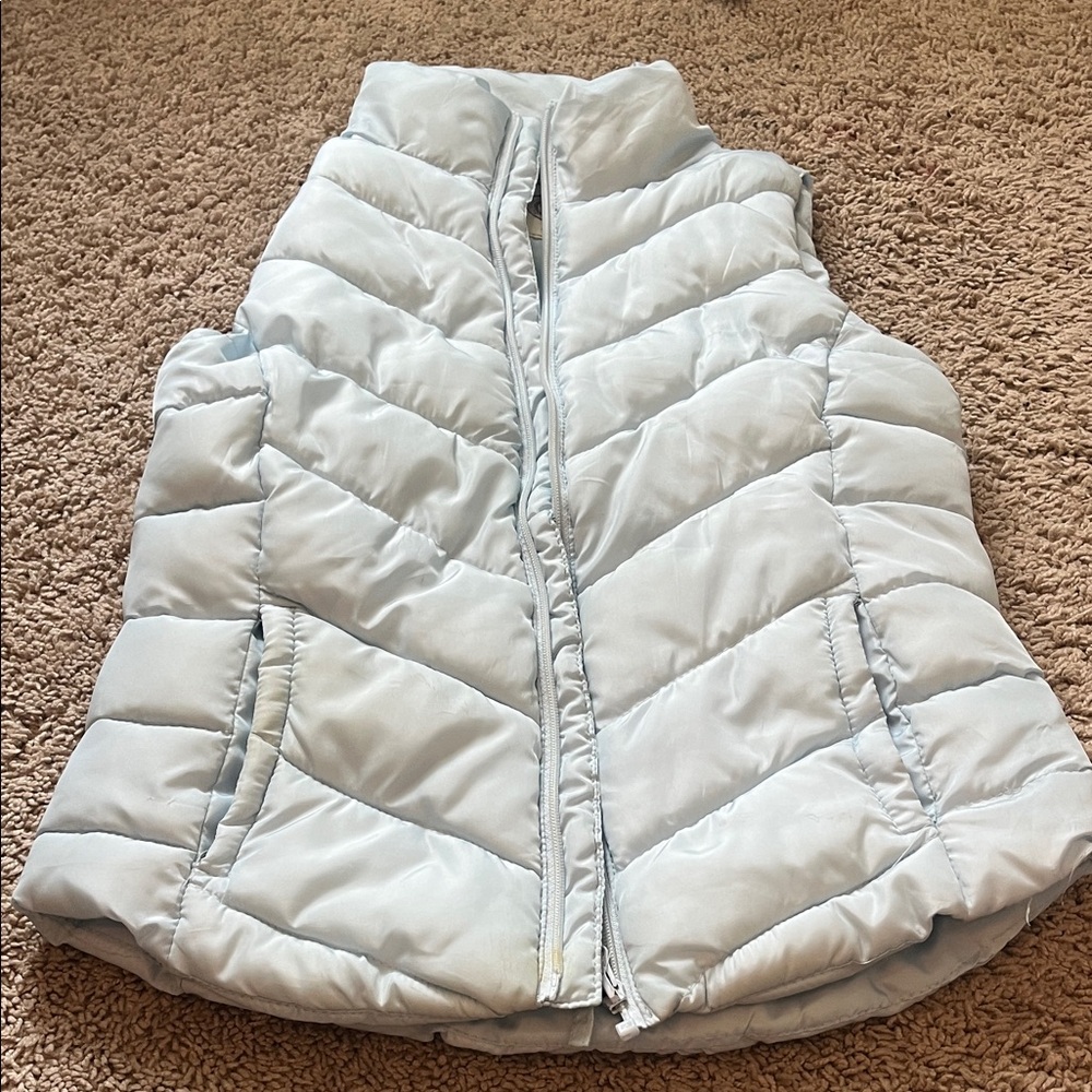Light Blue Puffer Vest